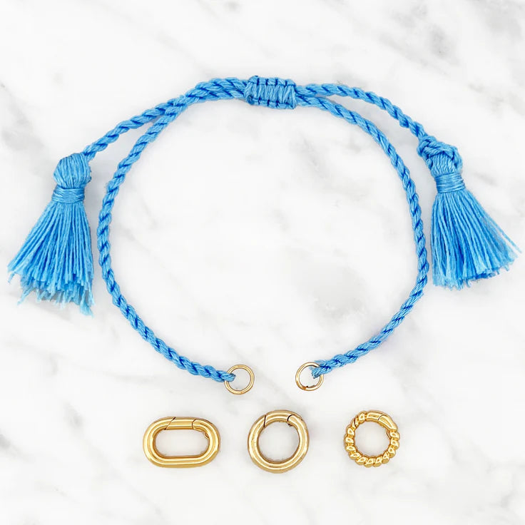 Base Blue Cotton Bracelet