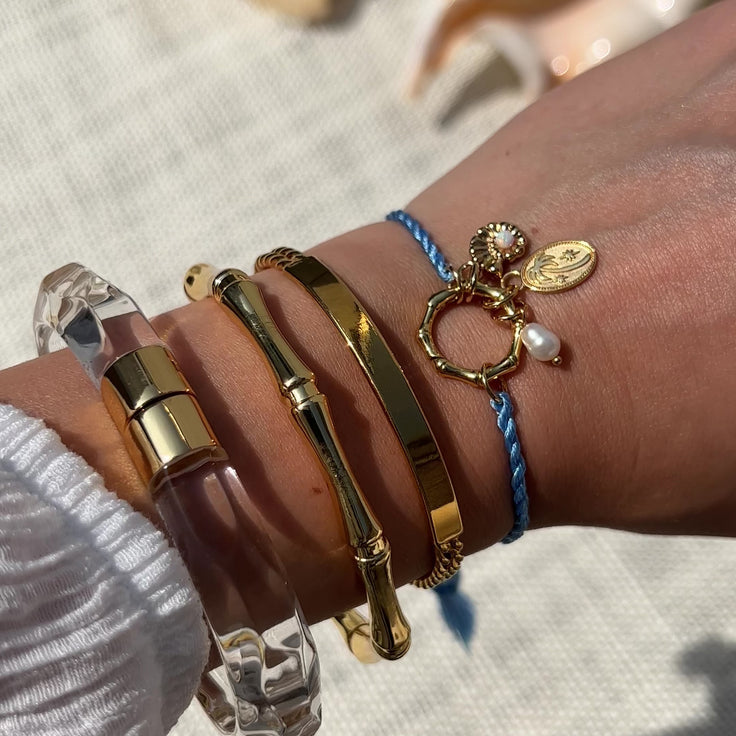 Base Blue Cotton Bracelet