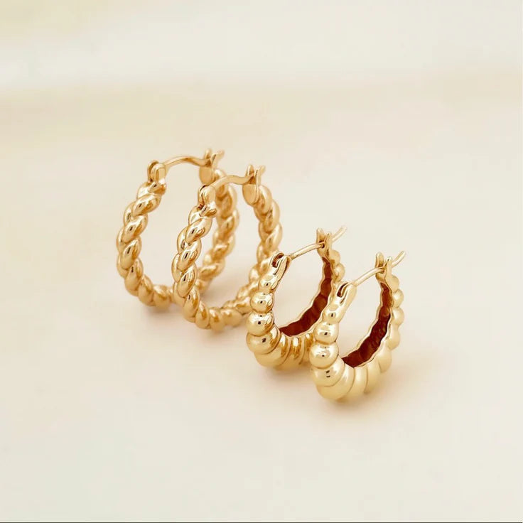 Braided Hoop Set