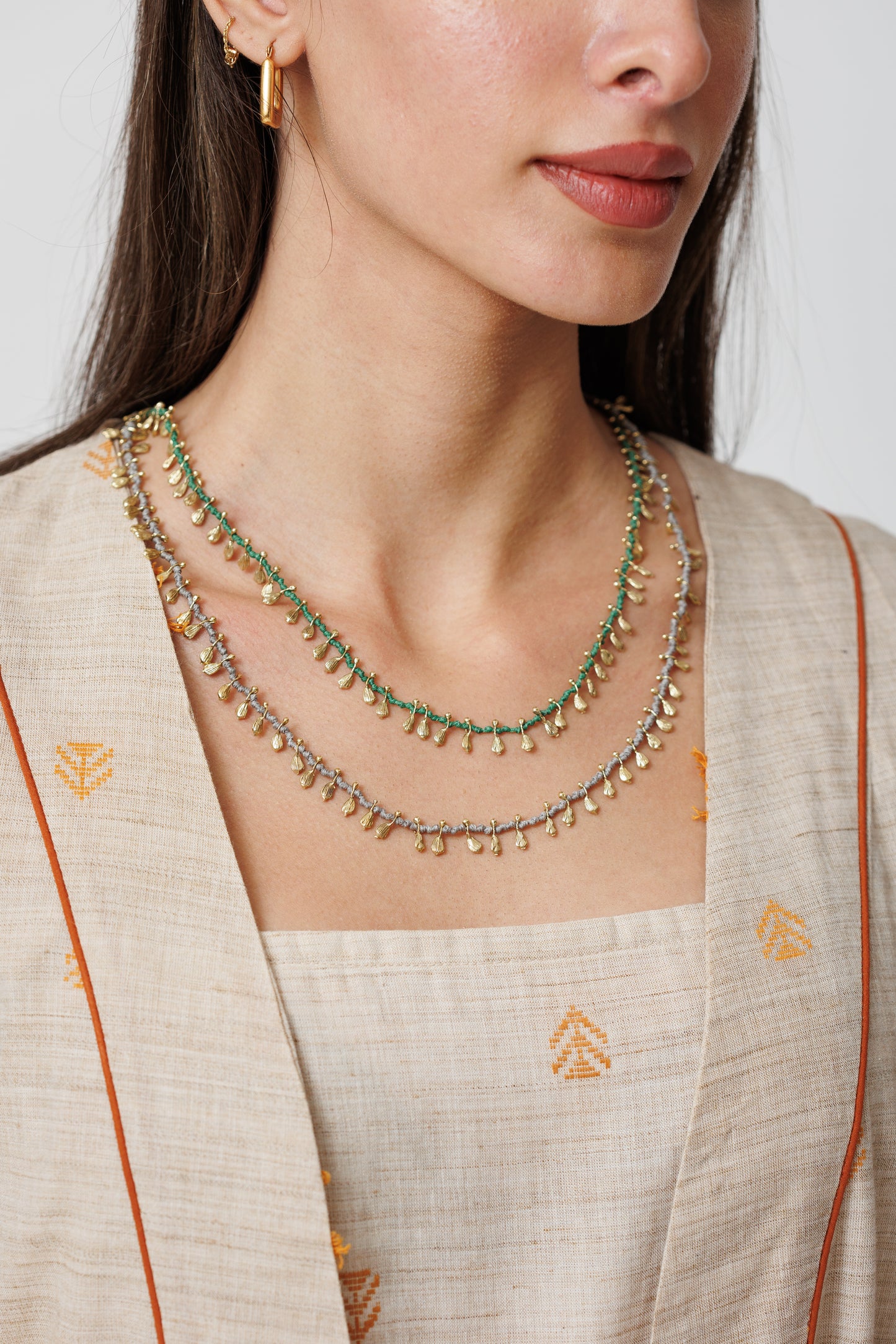 Drops Bronze Necklace