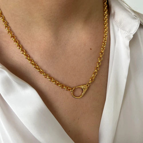 Rolo Necklace Star Clasp