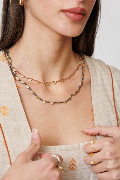 Triangle Bronze Necklace