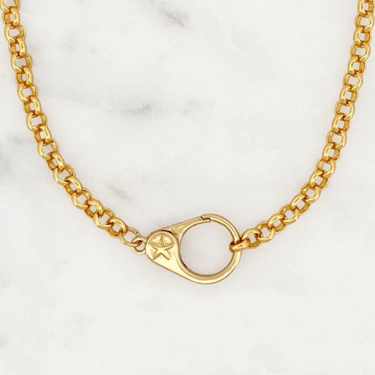 Rolo Necklace Star Clasp