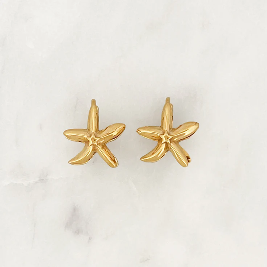Starfish Hoop Set